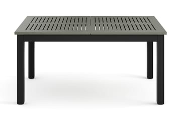 Monaco rektangulärt förlängningsbart bord utomhus med iläggsskiva 150-250x90 cm i aluminium/metall/plast - Svart/Grå - Utemöbler - Trädgårdsbord & Utebord - Matbord ute