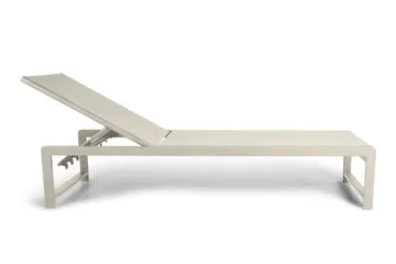 Sanna Solsäng Med Justerbart Ryggstöd - Beige - Utemöbler - Utestolar & fåtöljer - Solsängar & solvagnar