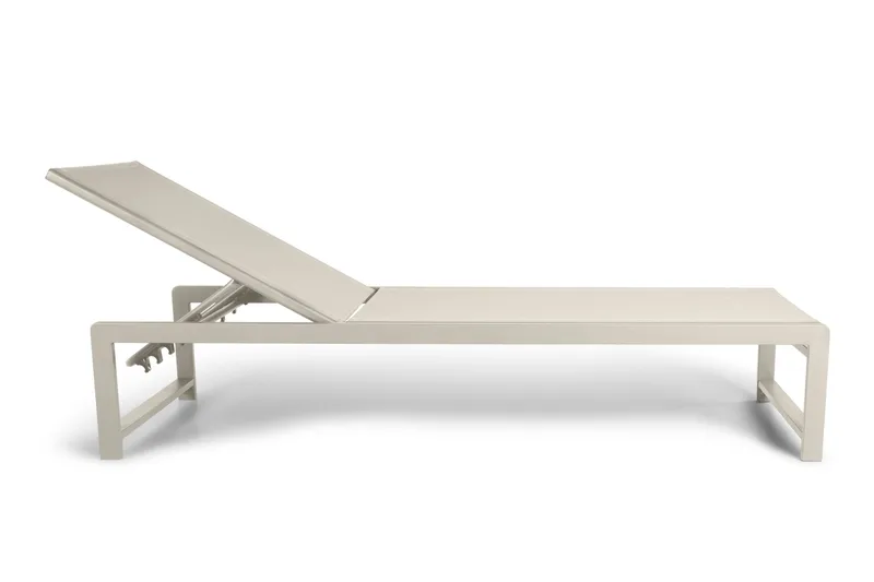 Sanna Solsäng Med Justerbart Ryggstöd - Beige - Utemöbler - Utestolar & fåtöljer - Solsängar & solvagnar