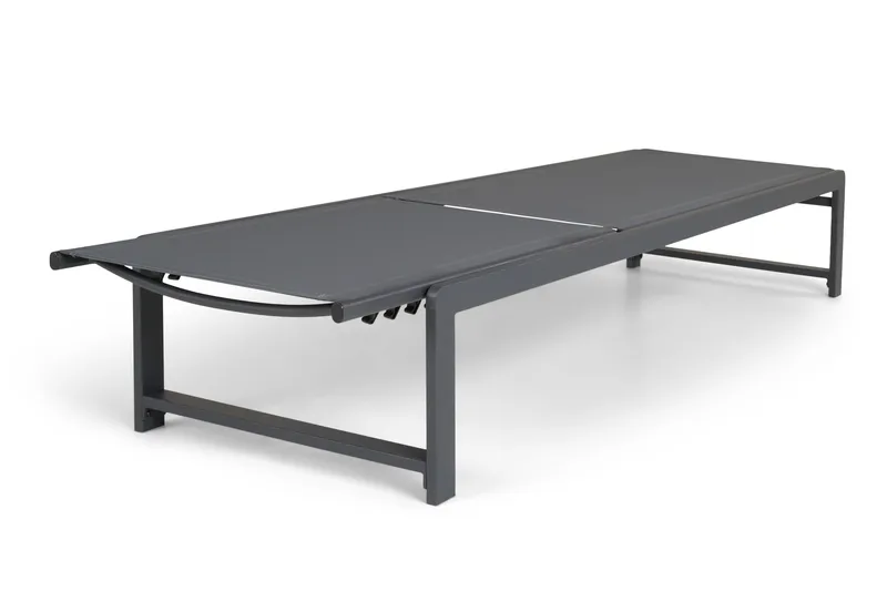 Sanna Solsäng Med Justerbart Ryggstöd - Svart - Utemöbler - Utestolar & fåtöljer - Solsängar & solvagnar