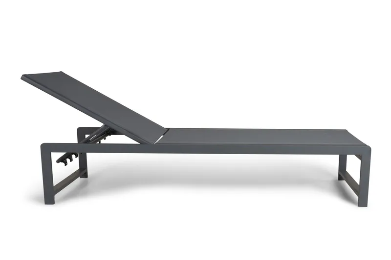 Sanna Solsäng Med Justerbart Ryggstöd - Svart - Utemöbler - Utestolar & fåtöljer - Solsängar & solvagnar