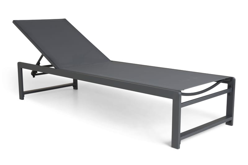 Sanna Solsäng Med Justerbart Ryggstöd - Svart - Utemöbler - Utestolar & fåtöljer - Solsängar & solvagnar
