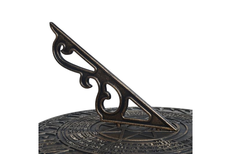 Solur brons 35,5x82 cm plast - Guld - Inredning & dekor - Trädgårdsdekoration - Trädgårdsfigurer & trädgårdsprydnad - Solur