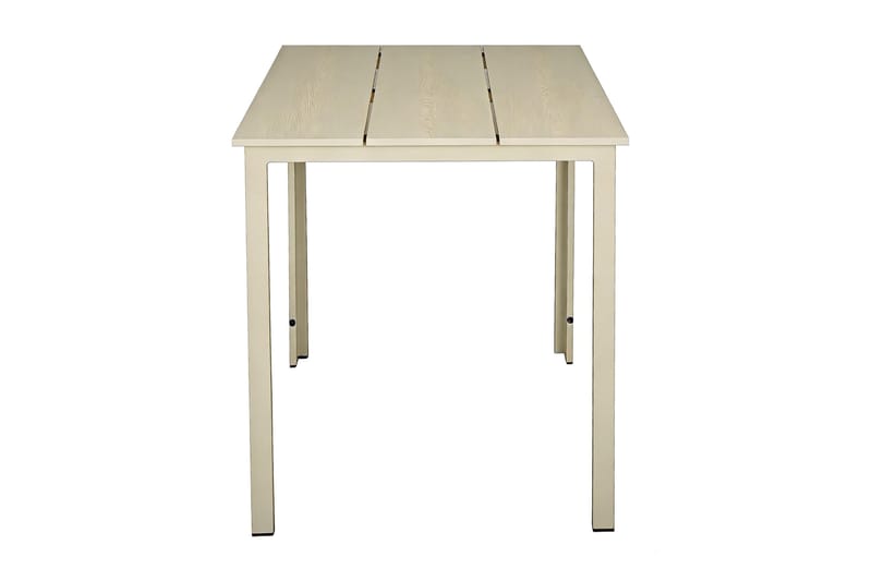 Tunis Cafebord utomhus 70x70 cm i metall/plast - Beige - Utemöbler - Trädgårdsbord & Utebord - Cafebord