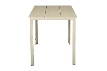Tunis Cafebord utomhus 70x70 cm i metall/plast - Beige - Utemöbler - Trädgårdsbord & Utebord - Cafebord