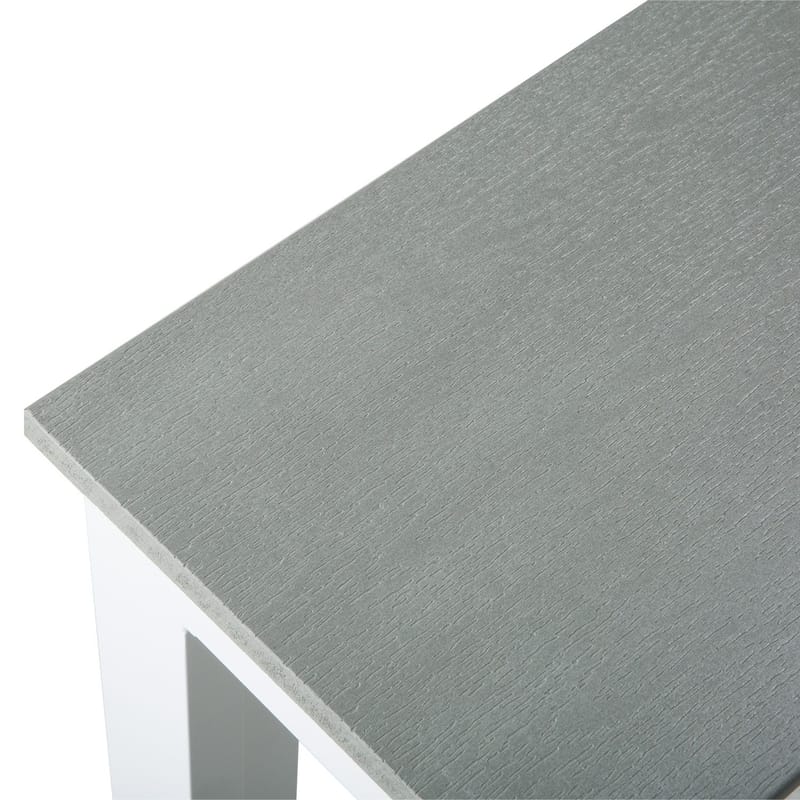 Tunis Cafebord utomhus 70x70 cm i metall/plast - Grå/Vit - Utemöbler - Trädgårdsbord & Utebord - Cafebord