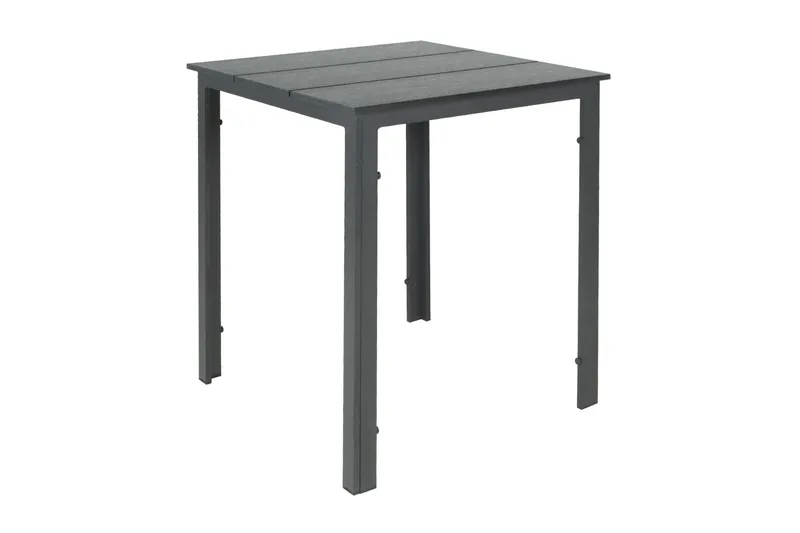 Tunis Cafebord utomhus 70x70 cm i metall/plast - Svart - Utemöbler - Trädgårdsbord & Utebord - Cafebord