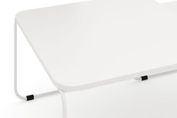 Usteryd Fyrkantigt satsbord utomhus 70x41x70 cm i stål / Metall - Beige - Utemöbler - Trädgårdsbord & Utebord - Soffbord utomhus & loungebord