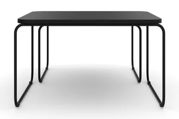 Usteryd Fyrkantigt satsbord utomhus 70x41x70 cm i stål / Metall - Svart - Utemöbler - Trädgårdsbord & Utebord - Soffbord utomhus & loungebord