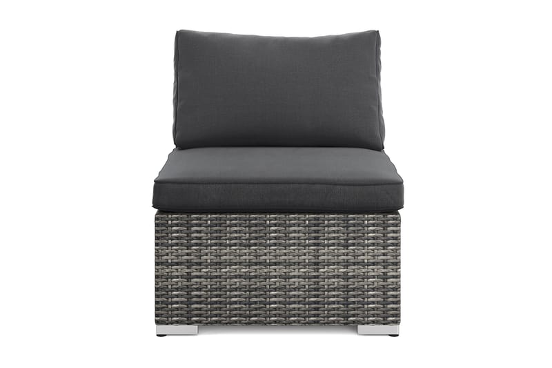 Wisconsin Mittmodul utomhus i konstrotting med vattenavisande dyna, Grå