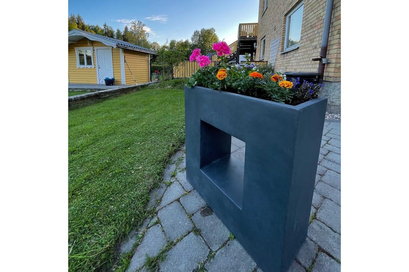 Fiberarmerad kruka 69x28x70 cm - Inredning & dekor - Trädgårdsdekoration - Utomhuskrukor - Blomkrukor