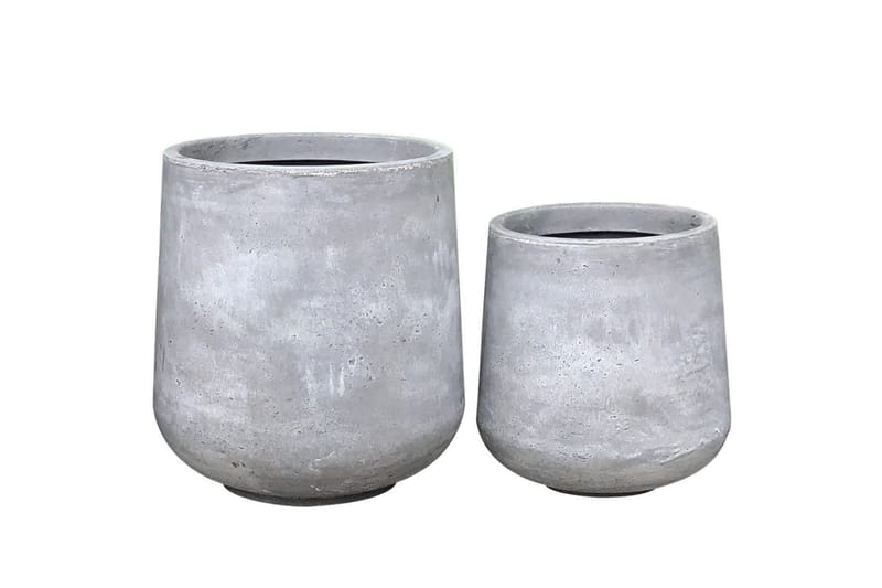 Fiberarmerade Krukor 2-pack - Inredning & dekor - Trädgårdsdekoration - Utomhuskrukor - Blomkrukor