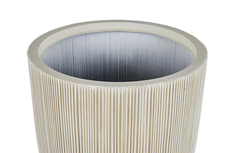 Kruka 44 x 44 x 48 cm beige CHIOS - Beige - Inredning & dekor - Trädgårdsdekoration - Utomhuskrukor - Blomkrukor