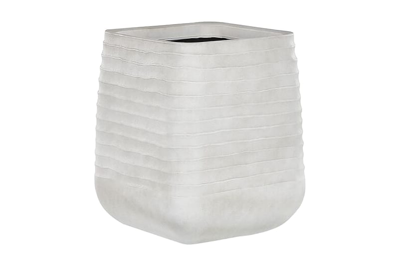 Kruka 50 x 50 x 49 cm vit PARIKIA - Vit - Inredning & dekor - Trädgårdsdekoration - Utomhuskrukor - Blomkrukor