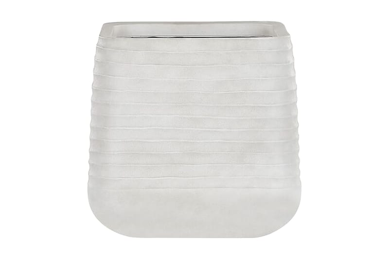 Kruka 50 x 50 x 49 cm vit PARIKIA - Vit - Inredning & dekor - Trädgårdsdekoration - Utomhuskrukor - Blomkrukor