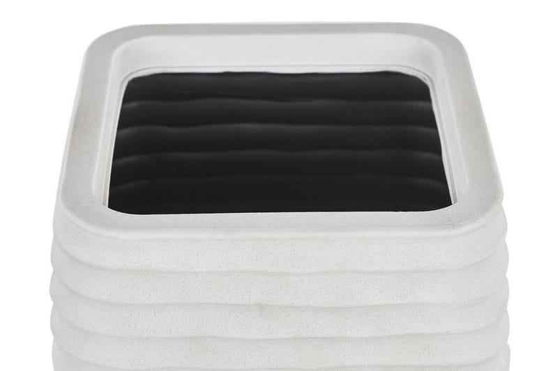 Kruka 50 x 50 x 49 cm vit PARIKIA - Vit - Inredning & dekor - Trädgårdsdekoration - Utomhuskrukor - Blomkrukor