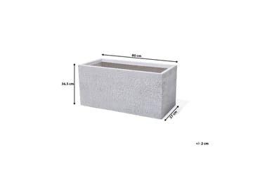 Myra Kruka 80 cm - Vit - Inredning & dekor - Trädgårdsdekoration - Utomhuskrukor - Blomkrukor