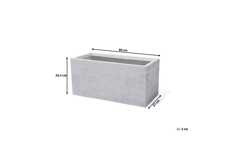 Myra Kruka 80 cm - Vit - Inredning & dekor - Trädgårdsdekoration - Utomhuskrukor - Blomkrukor