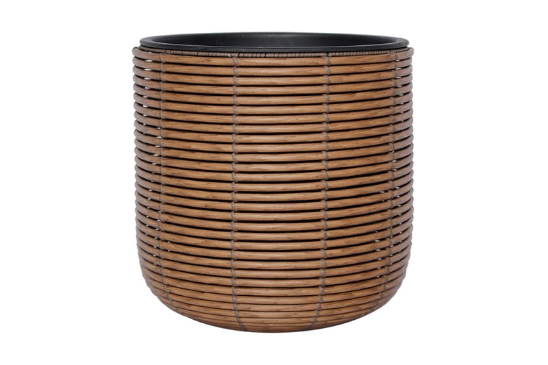 WICKER Blomkruka D35xH36 cm Brun - Inredning & dekor - Trädgårdsdekoration - Utomhuskrukor - Blomkrukor