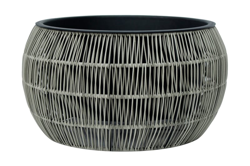 WICKER Blomkruka D48xH26 cm Grå - Blomkrukor