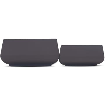 Fiberarmerade utekrukor | 2-pack | Mörkbrun - Mörkbrun - Inredning & dekor - Trädgårdsdekoration - Utomhuskrukor - Blomkrukor
