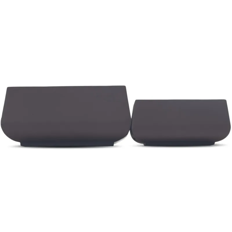 Fiberarmerade utekrukor | 2-pack | Mörkbrun - Inredning & dekor - Trädgårdsdekoration - Utomhuskrukor - Blomkrukor
