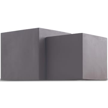 Fiberarmerade utekrukor | Fyrkantiga | 2-pack | Mörkbrun - Inredning & dekor - Trädgårdsdekoration - Utomhuskrukor - Blomkrukor