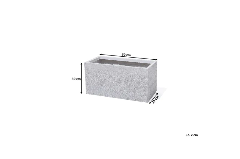 Myra Kruka 60 cm - Vit - Inredning & dekor - Trädgårdsdekoration - Utomhuskrukor - Blomkrukor
