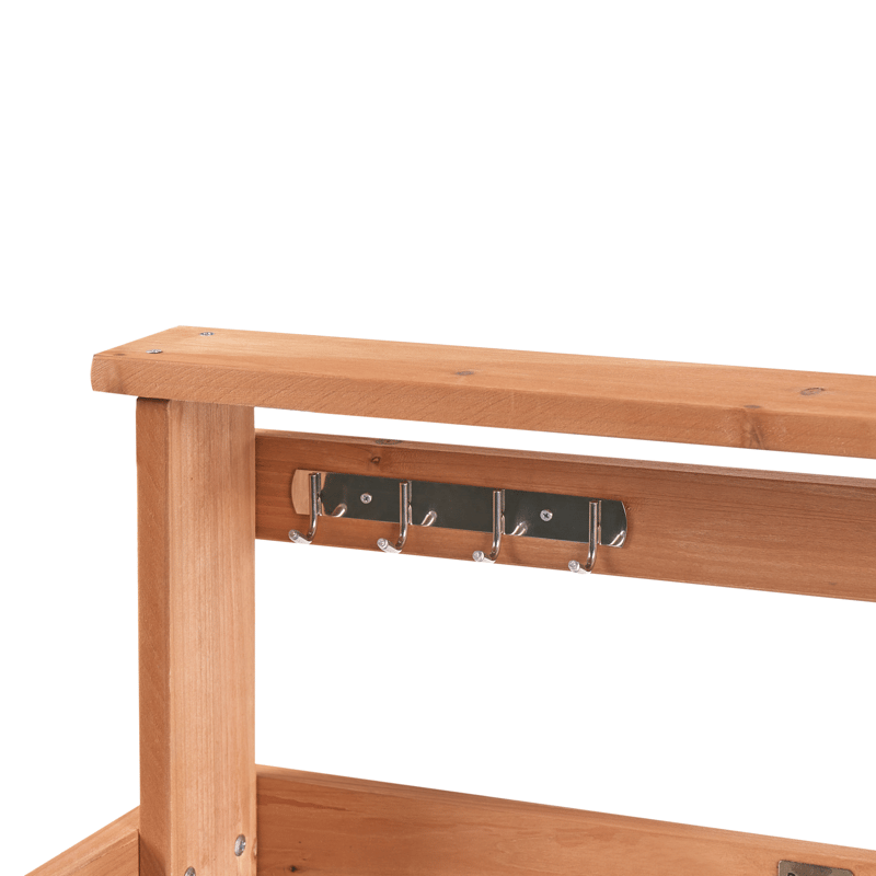 Planteringsbänk Altolia Granträ 70 cm - Brun - Inredning & dekor - Trädgårdsdekoration - Utomhuskrukor - Planteringsbord