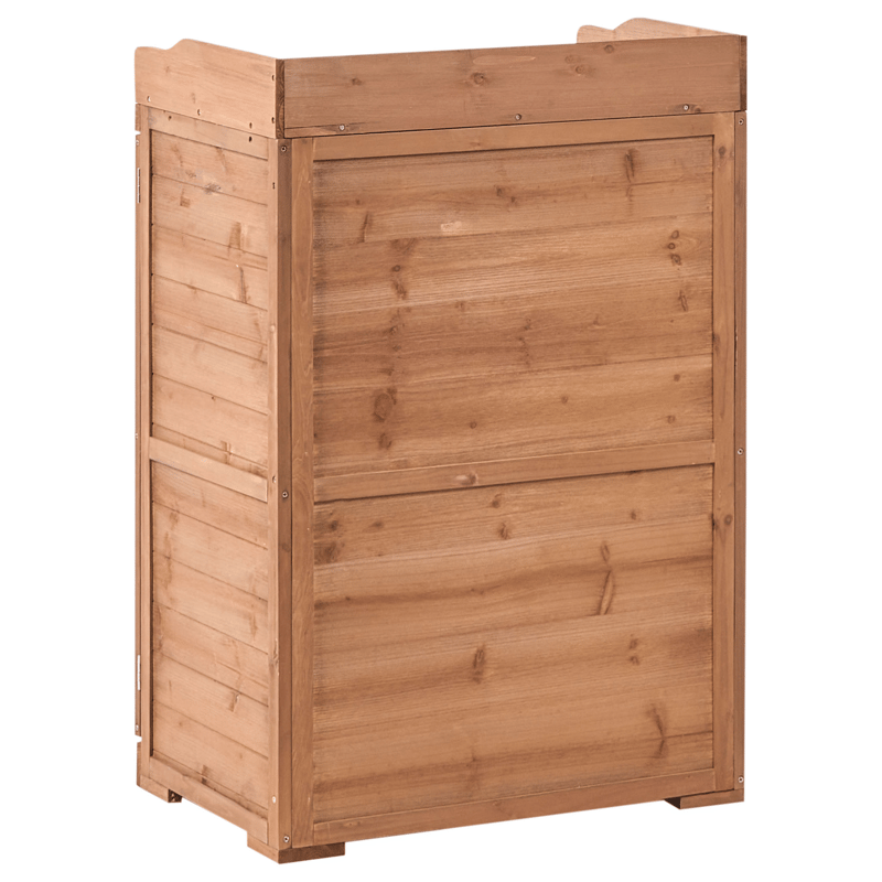 Planteringsbänk Tereville Granträ 67 cm - Brun - Inredning & dekor - Trädgårdsdekoration - Utomhuskrukor - Planteringsbord