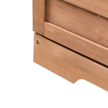 Planteringsbänk Tereville Granträ 67 cm - Brun - Inredning & dekor - Trädgårdsdekoration - Utomhuskrukor - Planteringsbord