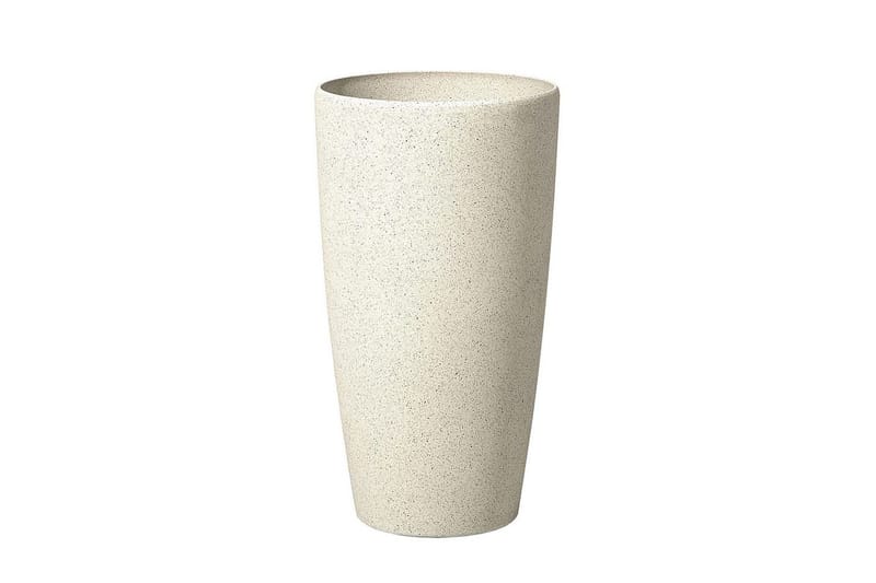 Trädgårdskruka Abdera set om 2 Beige, 31x31x58 cm - Beige, 31x31x58 cm - Inredning & dekor - Trädgårdsdekoration - Utomhuskrukor - Blomkrukor