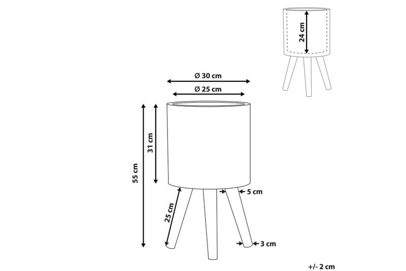 Trädgårdskruka Achilio - Inredning & dekor - Trädgårdsdekoration - Utomhuskrukor - Blomkrukor