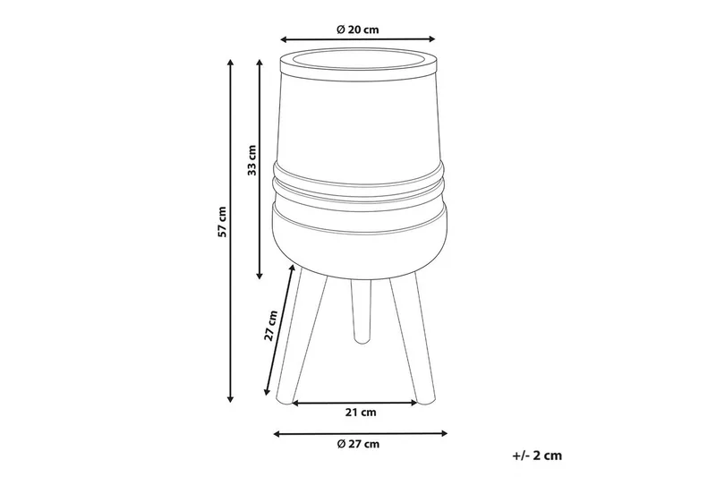 Trädgårdskruka Arisaema - Inredning & dekor - Trädgårdsdekoration - Utomhuskrukor - Blomkrukor