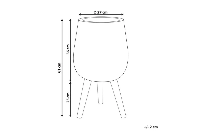 Trädgårdskruka Asclepias - Inredning & dekor - Trädgårdsdekoration - Utomhuskrukor - Blomkrukor