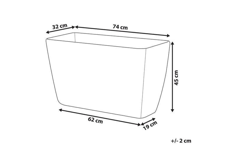 Trädgårdskruka Baris Beige - Beige - Inredning & dekor - Trädgårdsdekoration - Utomhuskrukor - Blomkrukor