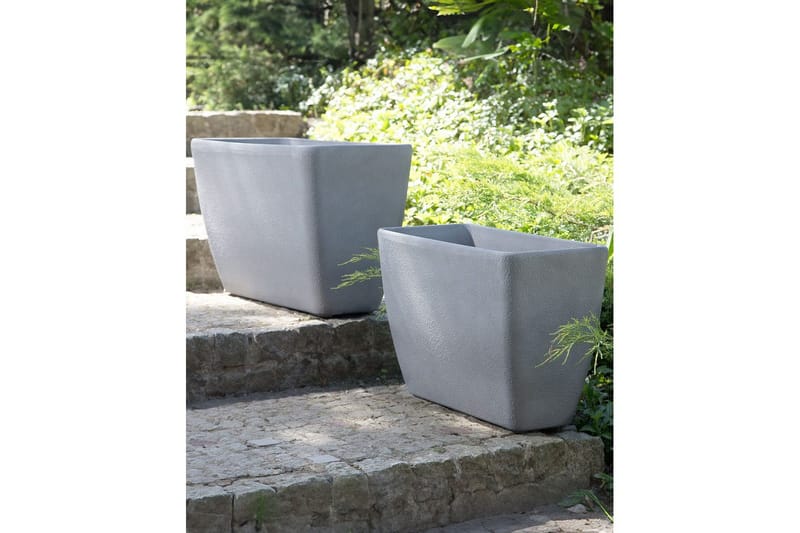 Trädgårdskruka Baris Grå - Grå - Inredning & dekor - Trädgårdsdekoration - Utomhuskrukor - Blomkrukor