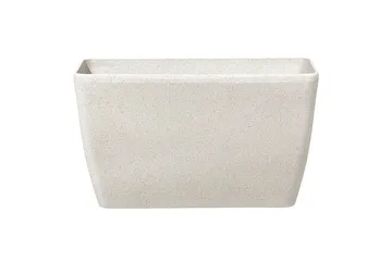 Trädgårdskruka Baris set om 2 Beige, 74x32x45 cm - Beige, 74x32x45 cm - Inredning & dekor - Trädgårdsdekoration - Utomhuskrukor - Blomkrukor