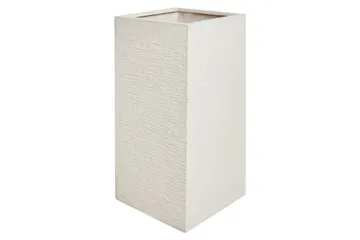 Trädgårdskruka Dion Beige, 33x33x70 cm - Beige, 33x33x70 cm - Inredning & dekor - Trädgårdsdekoration - Utomhuskrukor - Blomkrukor