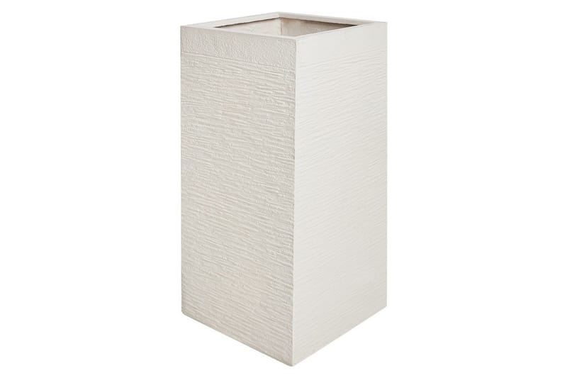 Trädgårdskruka Dion Beige, 33x33x70 cm - Beige, 33x33x70 cm - Inredning & dekor - Trädgårdsdekoration - Utomhuskrukor - Blomkrukor