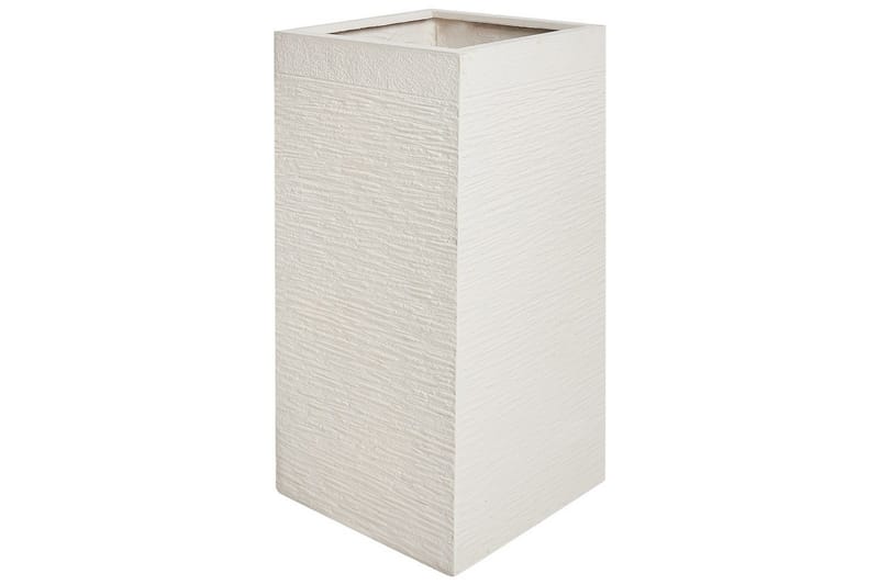 Trädgårdskruka Dion Beige, 40x40x77 cm - Beige, 40x40x77 cm - Inredning & dekor - Trädgårdsdekoration - Utomhuskrukor - Blomkrukor