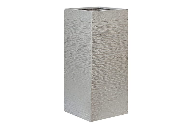 Trädgårdskruka Dion Grå, 26x26x60 cm - Grå, 26x26x60 cm - Inredning & dekor - Trädgårdsdekoration - Utomhuskrukor - Blomkrukor