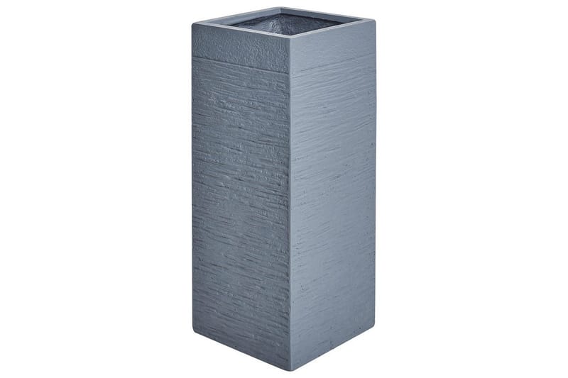 Trädgårdskruka Dion Grå, 26x26x61 cm - Grå, 26x26x61 cm - Inredning & dekor - Trädgårdsdekoration - Utomhuskrukor - Blomkrukor