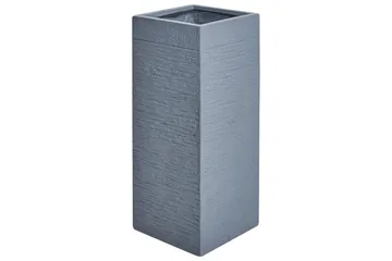Trädgårdskruka Dion Grå, 26x26x61 cm - Grå, 26x26x61 cm - Inredning & dekor - Trädgårdsdekoration - Utomhuskrukor - Blomkrukor