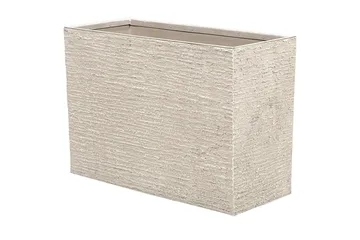 Trädgårdskruka Edessa Beige, 80x34x56 cm - Beige, 80x34x56 cm - Inredning & dekor - Trädgårdsdekoration - Utomhuskrukor - Blomkrukor