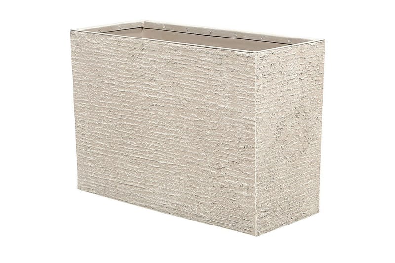 Trädgårdskruka Edessa Beige, 80x34x56 cm - Beige, 80x34x56 cm - Inredning & dekor - Trädgårdsdekoration - Utomhuskrukor - Blomkrukor