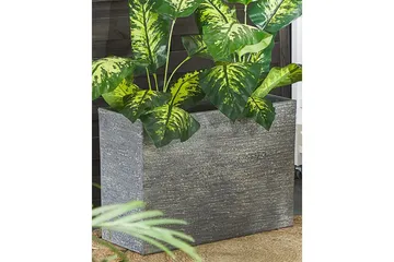 Trädgårdskruka Edessa Grå, 70x29x50 cm - Grå, 70x29x50 cm - Inredning & dekor - Trädgårdsdekoration - Utomhuskrukor - Blomkrukor