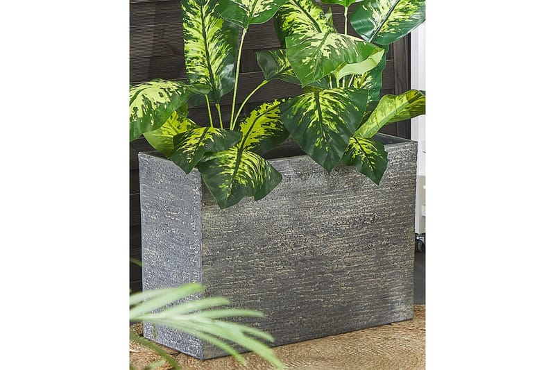 Trädgårdskruka Edessa Grå, 70x29x50 cm - Grå, 70x29x50 cm - Inredning & dekor - Trädgårdsdekoration - Utomhuskrukor - Blomkrukor