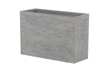 Trädgårdskruka Edessa Grå, 70x29x50 cm - Grå, 70x29x50 cm - Inredning & dekor - Trädgårdsdekoration - Utomhuskrukor - Blomkrukor