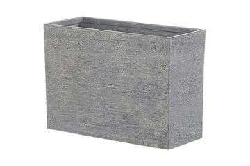 Trädgårdskruka Edessa Grå, 80x34x56 cm - Grå, 80x34x56 cm - Inredning & dekor - Trädgårdsdekoration - Utomhuskrukor - Blomkrukor
